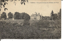 38 - Tullins - Vue Panoramique Du Château De Pinet ** CPA  * - Tullins