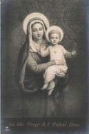 RELIGION - Christiannisme - La Ste Vierge Et L'Enfant Jésus - Carte Postale Ancienne - Virgen Mary & Madonnas