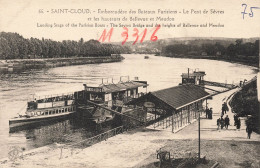 FRANCE - Saint Cloud - Embarcadère Des Bateaux Parisiens - Carte Postale Ancienne - Saint Cloud