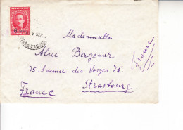 BULGARIA 1928 - Lettera Per Strasburgo - Brieven En Documenten