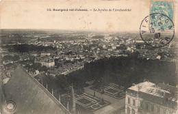 FRANCE - Bourges - À Vol D'oiseau - Le Jardin De L'Archevêché - Carte Postale Ancienne - Bourges