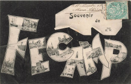 FRANCE - Fécamp -Souvenir De Fécamp - Multivues - Carte Postale Ancienne - Fécamp