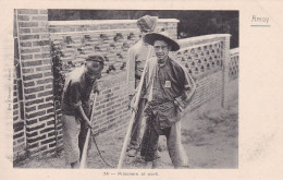 AMOY - Prisoners At Work Chine Prisonniers Enchainées Prison Travaux Forcés CHINE CHINA Chained Prisoner Jail - China