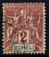 Mohéli - 1906  -  N° 2   - Oblitéré - Used - Gebruikt