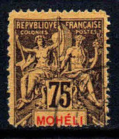 Mohéli - 1906  - Type Sage -  N° 13   - Oblitéré - Used - Oblitérés