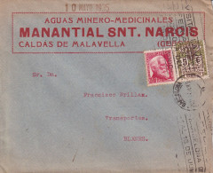 CARTA  COMERCIAL  1935    CALDAS DE MALAVELLA - Other & Unclassified