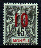 Mohéli - 1912  - Type Sage Surch -  N° 21   - Neuf * - MLH - Unused Stamps