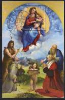 2012.03.01 Vatikan Mi. Bl. 36 + 37 Used 500th Anniversary Of Sistine And Foligno Madonna - Gebraucht