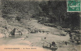 FRANCE - Château Chinon - La Pierre Glissoire - Carte Postale Ancienne - Chateau Chinon