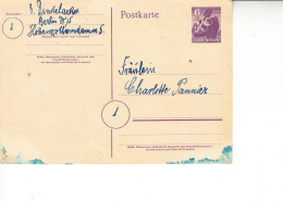 GERMANIA 1945   - Intero Postale - Postkaarten - Gebruikt