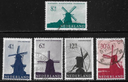 1963 Zomerzegels Molens NVPH 786 / 790 - Used Stamps