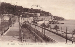 FRANCE - Nice -  Vue Générale Des Terrasses Et Du Château - LL - Carte Postale Ancienne - Sonstige & Ohne Zuordnung