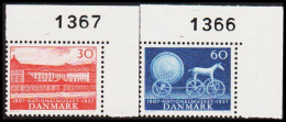 1957. DANMARK. NATIONALMUSEET Complete Set Never Hinged With Margin Number 1367 + 1366. (Michel 367-368) - JF540694 - Lettres & Documents