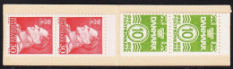 1961. DANMARK. 1 KR. Slot-machine Booklet. 4x 10 ØRE + 2x 30 øre.  (Afa AH 1 KR 5) - JF540698 - Booklets