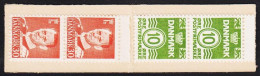 1957. DANMARK. 1 KR. Slot-machine Booklet. 4x 10 ØRE + 2x 30 øre.  (Afa AH 1 KR 4) - JF540700 - Carnets