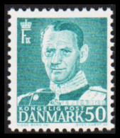 1953. DANMARK. Frederik IX 50 øre Never Hinged.  (Michel 335) - JF540726 - Briefe U. Dokumente