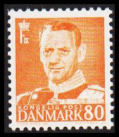 1953. DANMARK. Frederik IX 80 øre Never Hinged.  (Michel 337) - JF540727 - Cartas & Documentos