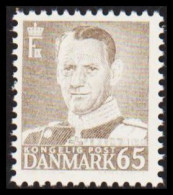 1953. DANMARK. Frederik IX 65 øre Never Hinged.  (Michel 349) - JF540730 - Briefe U. Dokumente