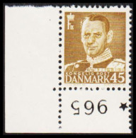 1950. DANMARK. 45 øre Frederik IX Never Hinged With Margin Number 965. (Michel 312) - JF540746 - Briefe U. Dokumente