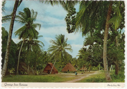 Greetings From Suriname: The Carib Village Of Bigi Ston-Marowijne District / Indianendorp Bigi Ston A/d Marowijne Rivier - Suriname