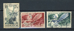 MADAGASCAR (RF) : FAUNE ET FLORE - Yvert N° 322+323+324 Obli. - Gebraucht