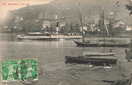SUISSE - Montreux - Le Port - Carte Postale Ancienne - Montreux