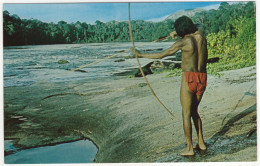 Greetings From Suriname - Amerindians Hunting Fish In The River - (Suriname, S.A.) - Suriname
