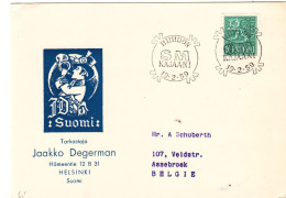 Finlande - Carte Postale De 1959 - Oblit Hiihdon - - Covers & Documents