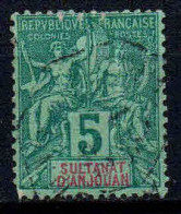 Anjouan - 1892 -  Type Sage   - N° 4  -  Oblitéré - Used - Oblitérés