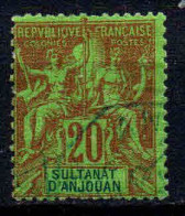 Anjouan - 1892 -  Type Sage   - N° 7  -  Oblitéré - Used - Gebruikt