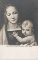 ARTS - Tableau - Firenze - Madonna Del Granduca - (Dettagio) Raffaello - Carte Postale Ancienne - Paintings