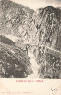 BATIMENTS ET ARCHITECTURE - Vue Sur Le Pont Du Diable Près De Saint Gotthard - Carte Postale Ancienne - Bruggen