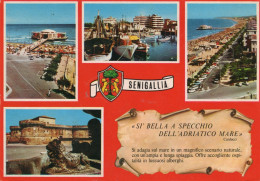 Cartolina 1979 ITALIA  ANCONA SENIGALLIA SALUTI VEDUTINE Italy Postcard Ansichtskarten Carte Postale - Saluti Da.../ Gruss Aus...