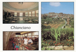 Cartolina 1998 ITALIA  SIENA CHIANCIANO TERME SALUTI VEDUTINE Italy Postcard Ansichtskarten Carte Postale - Saluti Da.../ Gruss Aus...