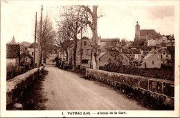 19255 Cpa 46 Vayrac - Avenue De La Gare - Vayrac