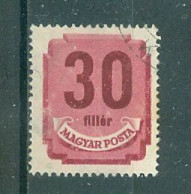 HONGRIE - TIMBRES-TAXE N°176 Oblitéré. Filigrane F - Port Dû (Taxe)