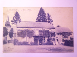 2024 - 205  BEAUREPAIRE  (Nord)  :  La Mairie Et L'Eglise   XXX - Other & Unclassified