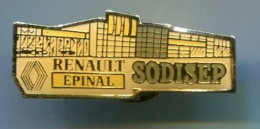 VP308 Pin's GARAGE RENAULT SODISEP Épinal Vosges Achat Immédiat - Renault