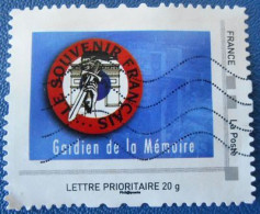 MonTimbraMoi  Lettre Prioritaire 20 G   Le Souvenir Français Gardien De La Mémoire Oblitéré - Other & Unclassified