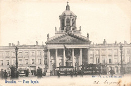 BELGIQUE - Bruxelles - Vue Générale De La Place Royale - Animé - Carte Postale Ancienne - Monumentos, Edificios