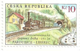 ** 595 Czech Republic 150 J. Süd-Norddeutsche Verbindungsbahn 2009 - Unused Stamps