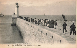 FRANCE - Le Tréport - Vue Sur La Nouvelle Jetée - LL - Animé - Carte Postale Ancienne - Dieppe