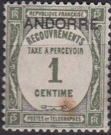 Andorre Français 1931-32 Taxe YF 9 - Nuevos