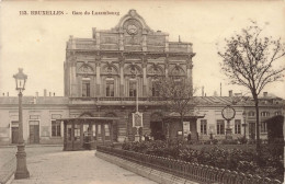 BELGIQUE - Bruxelles - Gare Du Luxembourg - Carte Postale Ancienne - Andere & Zonder Classificatie