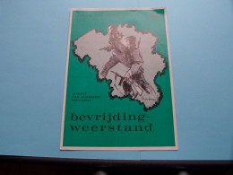 BEVRIJDING WEERSTAND ( Post België ) 25-4-65 ( FOLDER / DEPLIANT ) Voir / Zie SCANS ! - Documents Commémoratifs