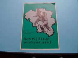 BEVRIJDING WEERSTAND ( Post België ) 25-4-65 ( FOLDER / DEPLIANT ) Voir / Zie SCANS ! - Gedenkdokumente