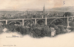 SUISSE - Berne - Vue Sur Le Pont Du Kornhaus Et Alpes - Carte Postale Ancienne - Bern