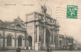 BELGIQUE - Bruxelles - Gare Du Midi - Carte Postale Ancienne - Otros & Sin Clasificación