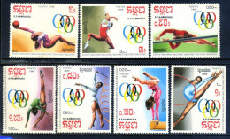 Kampuchea 1988 Camboya / Rhythmic Gymnastics MNH Gimnasia Rítmica / He26  38-35 - Gymnastique