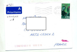 Lettre Flamme Muette Sur  Musee Poste - Cartas & Documentos